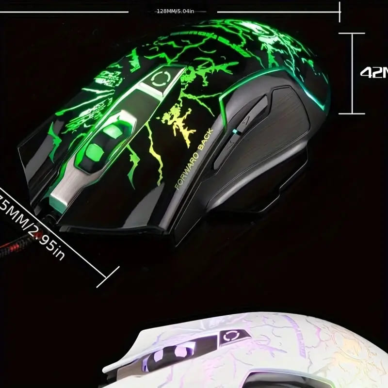 Ambidextrous Gaming Mouse with Cellular Design