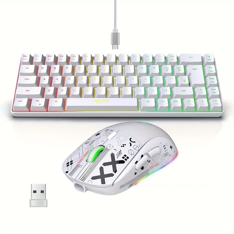 RGB Keyboard and Wireless Mouse Combo